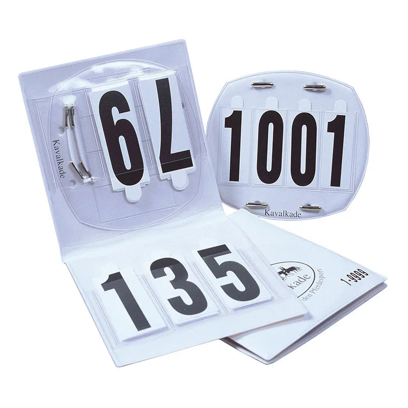 Kavalkade Competition Numbers - 4 Number - Pack of 2